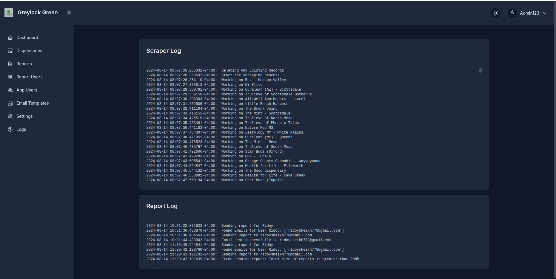 GreyLockGreen project screenshot 4